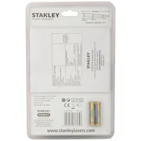 Stanley Infrarot-Messgerät STHT0-77365 - Anwendungsbereich: Bauwesen - Elektrotechnik - Temperaturmessung - Typ: Infrarot-Messgerät - Detailfarbe: Gelb - Schwarz