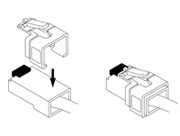 Delock Reparatur Clips RJ45 Set 16 Stück - Zubehörtyp: Clips - Detailfarbe: Mehrfarbig - Verpackungseinheit: 16 Stück