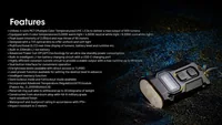 Nitecore Taschenlampe TINI3 600 lm, Orange - Einsatzbereich: Outdoor & Camping - Betriebsart: Akkubetrieb - Leuchtmittel: LED - Wasserfest: Ja - Leuchtweite: 90 m - Max. Laufzeit: 85 h