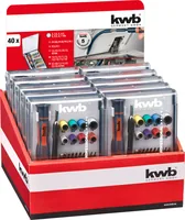 kwb Bit-Set 40-teilig - Set: Ja - Bit-Typ: Pozidriv - Torx - Innensechskant - Schlitz - Grösse: Diverse