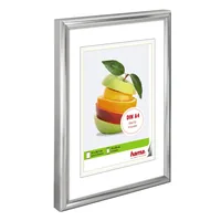 Hama Bilderrahmen Sevilla 21 x 29.7 cm, Silber matt - Bildformat: 15 x 20 cm - Rahmenformat: 21 x 29.7 cm - Detailfarbe: Silber matt - Detailmaterial: Polystyrol (PS) - Grundmaterial: Kunststoff