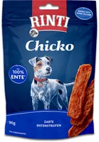 Rinti Leckerli Chicko Ente, 90 g - Snackart: Sticks - Tierbedürfnis: Kein besonderes Bedürfnis - Geschmacksrichtung: Geflügel - Zertifikate: Keine Zertifizierung - Fleischsorte: Ente - Futtereigenschaft: Ohne künstliche Zusätze - Hoher Fleischanteil - Ohn
