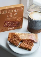 Deliciously Ella Riegel Erdnussbutter 3 x 50 g - Produkttyp: Nuss - Nährwertangabe pro: 100 g - Energiegehalt (in kj): 1925 KJ - Energiegehalt (in kcal): 460 Kcal - Fett: 23.6 g - Davon gesättigte Fettsäuren: 10.2 g