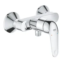 GROHE Einhand-Brausebatterie Swift 1/2 - Anschlussmass: 1/2 - Ausziehbare Brause: Nein - Anzahl Strahlarten: 1 - Farbe: Chrom - Ausführung: Einhebelmischer - Anschlussart: Hochdruckarmatur (2 Anschlüsse)
