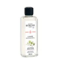 Maison Berger Refill für Duftlampe Jasmin Précieux 500 ml - Volumen: 500 ml - Duft: Pfingstrose - Orangenblüte - Pfirsich - Nelke - Jasmin - Ylang Ylang - Aprikose - Set: Nein - Detailmaterial: Kunststoff - Grundmaterial: Kunststoff