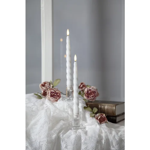 Star Trading LED Dinner Candle 2 Pack Flamme Shine Pink