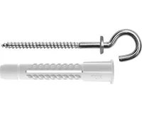 Tox-Dübel Hakendübel Pirat Lenny-S 6 x 41 mm 4 Stück - Bohrdurchmesser: 6 mm - Länge: 41 mm - Verpackungseinheit: 4 Stück - Für Material: Beton - Stein - Set: Nein