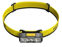 Nitecore Stirnlampe NU27 600 Lumen Gelb/Schwarz - Einsatzbereich: Arbeitslampen - Klettern - Betriebsart: Akkubetrieb - Leuchtmittel: LED - Leuchtweite: 123 m - Max. Laufzeit: 57 h - Min. Laufzeit: 3 h