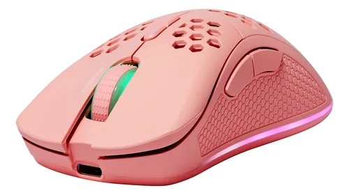 Deltaco Gaming GAM-120-P Maus Rechts RF Wireless + Bluetooth + USB Type-C Laser 4800 DPI