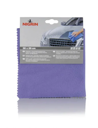 NIGRIN Mikrofasertuch 38 x 28 cm - Detailfarbe: Blau - Zubehörtyp: Mikrofasertuch - Set: Nein