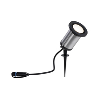 Paulmann Gartenspot Plug & Shine Classic 32° 3000 K - Leuchten Kategorie: Spot - Dimmbar: dimmbar - Lichtfarbe: Warmweiss (WW) - Gesamtleistung: 6 W - Zusätzliche Ausstattung: Mit Erdspiess - Leuchtenfarbe: Schwarz - Silber