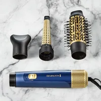 Remington Warmluftbürste Sapphire Luxe Airstyler  AS5805 - Typ: Warmluftbürste - Diffusor: Nein - Klappbarer Griff: Nein - Spannungsanpassung: Keine Angaben - Detailfarbe: Marineblau - Ionentechnologie: Keine Angaben