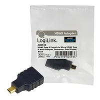 LogiLink AH0010 cavo e adattatore video HDMI tipo A (Standard) HDMI tipo D (Micro) Nero
