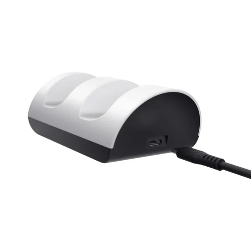 Trust Ladestation GXT 254 Zweifach-Ladedock für PS5 - Plattform: PlayStation 5 - Schnittstellen: USB Typ C - Detailfarbe: Weiss