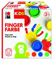 MARABU Kids Fingermalfarben 030300080 4 Farben