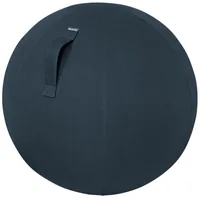 Leitz Sitzball Ergo Cosy Active Grau - Material: Polyester - Belastbarkeit: 100 kg - Sitzhöhe: 65 cm