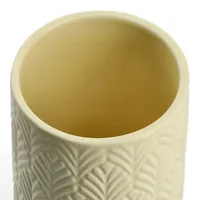 Zeller Present Vorratsdose Leaf 0.72 l, Hellgelb - Produkttyp: Vorratsdose - Materialtyp: Keramik - Material: Keramik - Detailfarbe: Hellgelb - Mikrowellenfest: Nein - Spülmaschinenfest: Nein