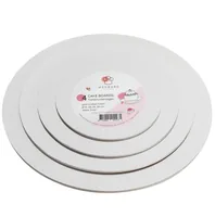 Wenburg Premium Tortenunterlagen 4er-Set – Gold & Siber - Typ: Tortendeko-Set - Set: Ja - Material: Pappe