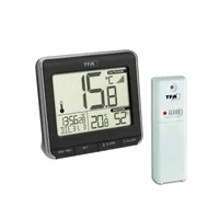 TFA Dostmann Funk-Thermometer PRIO - Detailfarbe: Schwarz - Anwendungsbereich: Temperaturmessung - Typ: Thermometer