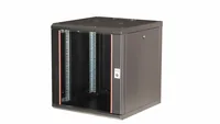 Equip 19 Netzwerkschrank Glastür PM 600x600mm 12HE schwarz