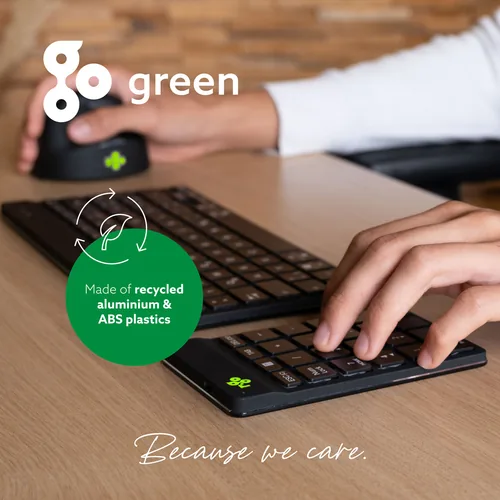 R-GO NUMPAD BREAK ERGONOMIC NUMERIC WIRELESS KEYPAD BLACK