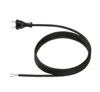 BACHMANN Neopren-Zltng. 2x1.0 5m schw. H07RN-F 24G/AEH