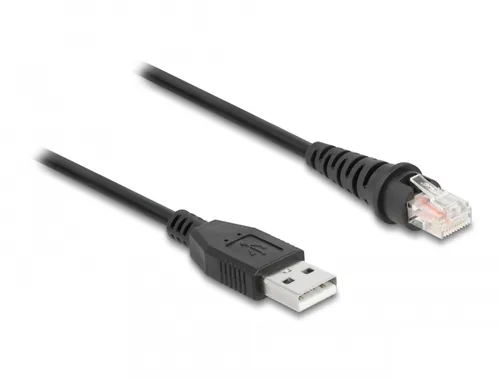 DELOCK RJ50 zu USB 2.0 Typ-A Barcodescanner Kabel 1,5 m