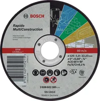 Bosch MultiConstruction C 60 T BF - Zubehörtyp: Trennscheibe - Durchmesser: 115 mm - Für Material: Steingut - Metall - Keramik - Set: Nein
