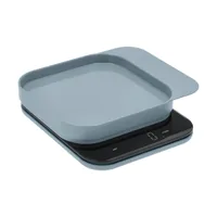 Rosti Küchenwaage Mensura Blau - Bedienungsart: Elektronisch - Messschritte: 1 g - Tara-Zuwiegefunktion: Ja - Detailfarbe: Blau - Gewicht Max.: 10 kg - Material: Kunststoff
