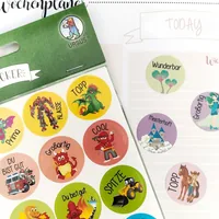 URSUS Motivsticker Motivation 96 Stück, Mehrfarbig - Motiv: Prinzessin