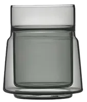 Jacob Jensen Thermo-Glas Doppelwandgläser Medium 210 ml, Schwarz - Glas Typ: Trinkglas - Material: Glas - Detailfarbe: Schwarz - Höhe: 9.5 cm - Volumen: 210 ml