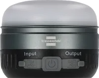 Brennenstuhl Campinglampe LED Magnetisch, Li-Ion-Akku, IP54, 450 lm - Betriebsart: Akkubetrieb - Lichtstärke: 450 lm - Farbe: Weiss - Schwarz