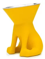 United Pets Hundenapf Elizabeth Gelb - Material: Edelstahl - Tierart: Hund - Produkttyp: Futternapf