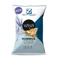Zweifel Chips Vaya Hummus 80 g - Produkttyp: Gemüse & Vollkorn Chips - Nährwertangabe pro: 100 g - Energiegehalt (in kj): 1753 KJ - Energiegehalt (in kcal): 417 Kcal - Fett: 13 g - Gesättigte Fettsäuren: 1.1 g