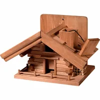 dobar green label Futterspender St. Moritz, 33 x 24.5 x 21 cm, Holz - Grundfarbe: Braun - Tierart: Vogel - Produkttyp: Futterstelle