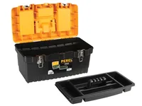 Perel OM19M small parts/tool box Black, Yellow