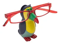 WEDO Brillenhalter Tukan, Polyresin, Bunt, 8 x 3,7 x 9,2 cm