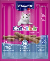 VITAKRAFT CatStick Mini with flounder and Omega-3 - cat treats - 3 pcs
