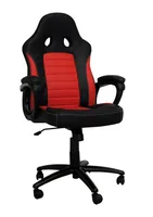 Racing Chairs Gaming-Stuhl CL-RC-BR Rot/Schwarz - Lenkradhalterung: Nein - Höhenverstellbar: Ja - Detailfarbe: Rot - Schwarz - Material: PU-Leder - Metall - Kunststoff - Hartschaum - Belastbarkeit: 150 kg