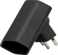 Brennenstuhl Flachstecker 1 x T13, 300° drehbar, flach, Schwarz - Detailfarbe: Schwarz - Schalter: Nein - Steckdosenanzahl: 1 - Ausstattung: drehbar 300° - Kinderschutz: Nein