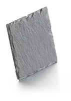 balthasar Kerzenhalter quadratisch 10 cm x 10 cm, Schwarz - Detailfarbe: Schwarz - Höhe: 5 cm - Verpackungseinheit: 1 Stück - Detailmaterial: Naturschiefer - Grundmaterial: Schiefer