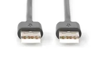 Digitus AK-300101-010-S câble USB USB 2.0 1 m USB A Noir