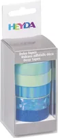 HEYDA Deko-Tape blau 203584516 4x12mmx5m/1x12mmx2m
