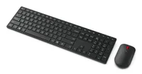 Lenovo 4X31S04814 keyboard Mouse included Office RF Wireless + Bluetooth German Black