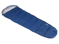 KOOR Schlafsack Baaba 950 Blau 80 x 220 cm - Zielgruppe: Unisex - Einsatz Jahreszeit: Frühling - Sommer - Herbst - Schlafsacktyp: Mumienschlafsack - Temperatur von: -12 - Temperatur bis: 7 - Länge: 220 cm