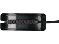 Max Hauri Kabelbox mit Steckerleiste 9x T13 Schwarz - Breite: 155 mm - Länge: 400 mm - Tiefe: 138 mm - Anwendungsbereich: Indoor - Detailfarbe: Schwarz