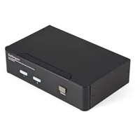 StarTech.com 2 Port USB HDMI KVM Switch with Audio and USB 2.0 Hub - TAA