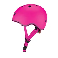 GLOBBER Kinderhelm Evo Lights Pink, XS-S - Einsatzbereich: City - Altersgruppe: Kinder - Verschluss:  Ratsche - Helmtyp: Halbschale - Nachhaltigkeit: Nicht angegeben - Kopfumfang von: 45 cm