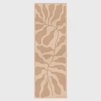 Luviyo Travel Yogamatte Jungle - Breite: 61 cm - Nachhaltigkeit: Nicht angegeben - Länge: 178 cm - Sportart: Lifestyle - Farbe: Beige - Dicke: 1 cm