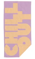 Chic Mic Badetuch Chill out 90 x 180 cm - Schnelltrocknend: Ja - Breite: 90 cm - Länge: 180 cm - Farbe: Lila - Orange - Material: Baumwolle - Sportart: Basketball - Schwimmen - Wassersport